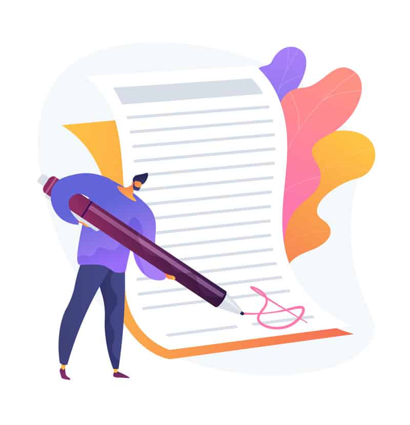 Person prüft Website auf Barrierefreiheit Person prüft Website auf Barrierefreiheit